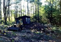 Digging the foundation for the basement.... Yes, there is a basement