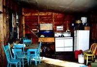 The original kitchen of the cabin....yuck